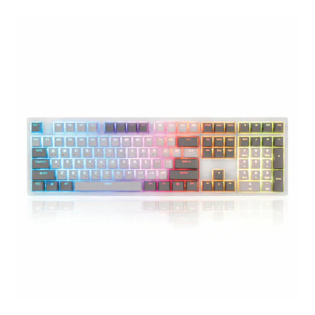 콕스 엠프리스 RGB PBT 완전방수 무접점 키보드 화이트 색상 50g