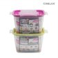 씨밀렉스 대용량 시리즈 점보쿡밥 (1.4Lx2개) 전자렌지용기 보관용기