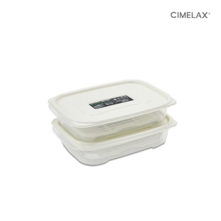 씨밀렉스 킵업트레이 대용량저장 보관용기 (1.3Lx2개) 냉동보관용기