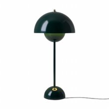 [해외직구] 앤트레디션 플라워팟 VP3 테이블 램프 - Dark Green