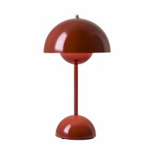[해외직구] 앤트레디션 플라워팟 VP9 테이블 램프 - Red Brown