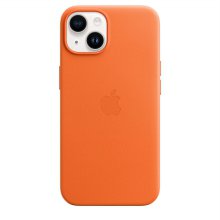 MagSafe형 아이폰14 가죽케이스 오렌지