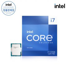인텔 13세대 CPU 코어 i7-13700KF 랩터레이크 정품박스