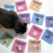 꼬잇 도어사인 강아지 고양이 디자인 문패 아크릴 스티커