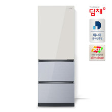 김치냉장고 3도어 스탠드형 EDT33HBPIENT (330L, 샤인 베이지노바실버)