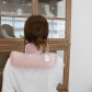 인더스 온수 무선 목 어깨 온열팩 찜질기 핑크