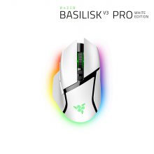 RAZER Basilisk V3 Pro White 바실리스크 V3 프로 화이트 마우스