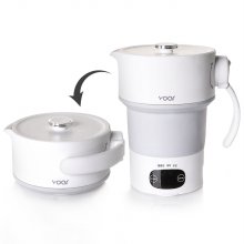 이지 전기포트 M1 접이식 전기 보온 포트 휴대용 캠핑 분유 커피 전기주전자 VO-KI014
