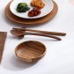 어반힐링 티크 우드 2인 수저 세트 나무 비빔밥 숟가락 젓가락 볶음 스푼 원목