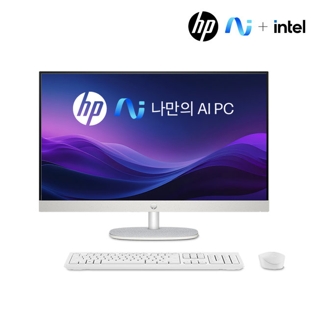 [최종 96만] HP 울트라 27-cr1001kr 14세대 인텔 코어 5-125U/8GB/512GB/윈11/AI 올인원 일체형 PC 컴퓨터 본체