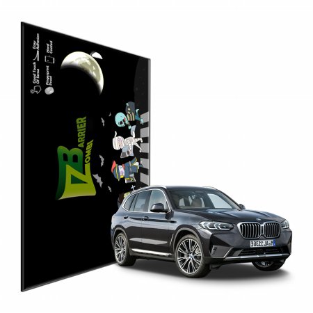 BMW X3 2022 올레포빅 고광택 내비게이션 보호필름 2매