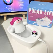 [해외직구] 블레오 북극곰 사무실 탁상용 차량용 미니가습기 휴대용