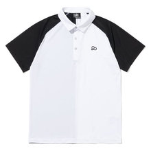 뒤 로고 전사 반팔 티셔츠 [BLACK/NAVY/M.GREY]