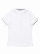 소매 파이핑 프릴 여성 반팔 티셔츠[WHITE]