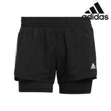 아디다스 반바지 /D73- GL7686 / PACER 3-STRIPES WOVEN TWO-IN-ONE SHORTS