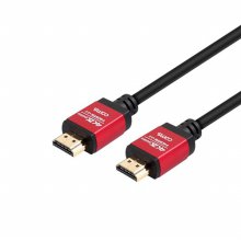 컴스 HB564 고급형 레드 메탈 HDMI 케이블 (v2.0/2m)