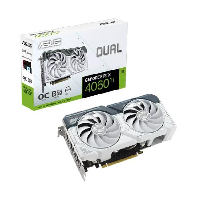 ASUS DUAL 지포스 RTX 4060 Ti O8G OC D6 8GB White [공인인증점]