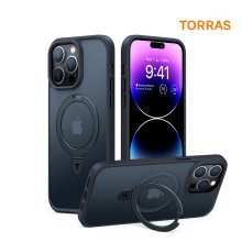 토라스 UPRO 오스탠드 무광 아이폰14 PRO MAX 케이스 블랙