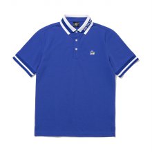 YOKO 카라넥 포인트 PK 남성 반팔 티셔츠 [BLUE/WHITE]