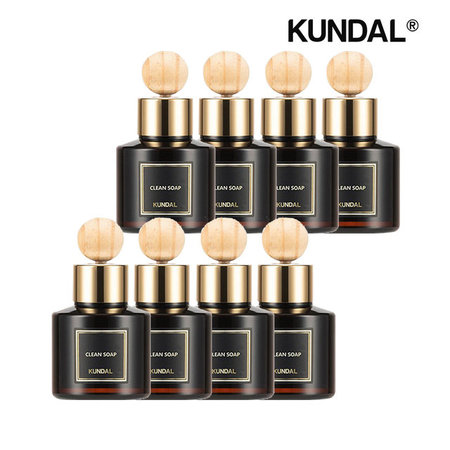  쿤달 퍼퓸 차량용 디퓨저 클린솝 75ml x8개
