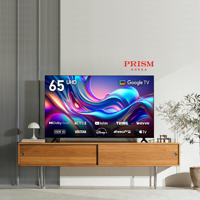 165cm  바이런 무결점 구글OS 스마트TV / HP65G3 (물류배송/스탠드자가설치)