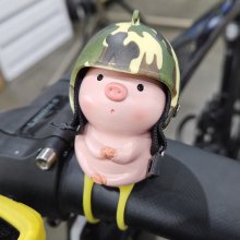디빅 귀여운 헬멧 러버 피그 자전거장식 오토바이 바이크 악세사리