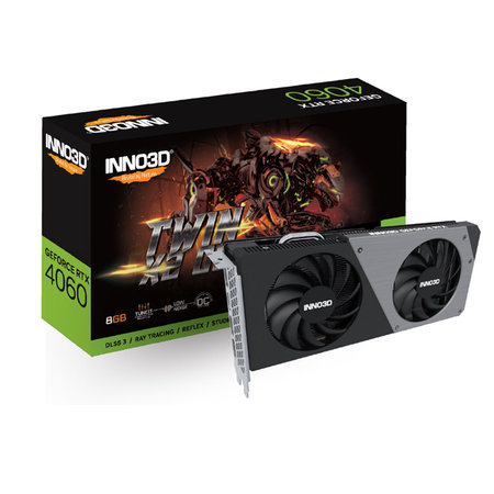 INNO3D 지포스 RTX 4060 OC D6 8GB TWIN X2 그래픽카드