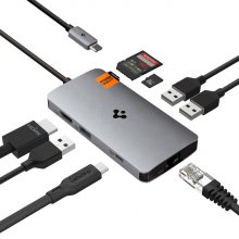 4K 60Hz USB C타입 8in1 멀티 포트 허브 PD2303 (맥북 호환)