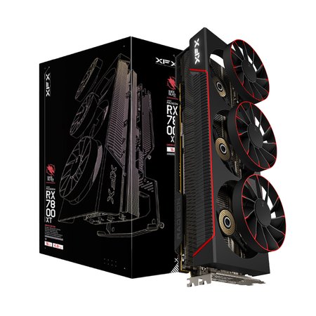 XFX 라데온 RX 7800 XT Magnetic Air BLACK D6 16GB AMD 그래픽카드