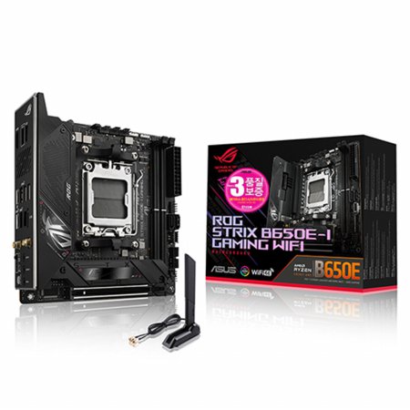 ASUS ROG STRIX B650E-I GAMING WIFI STCOM 에이수스 컴퓨터 게이밍 PC 메인보드 AMD CPU추천