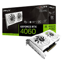 PNY 지포스 RTX 4060 XLR8 VERTO OC D6 8GB Dual White Edition 마이크로닉스