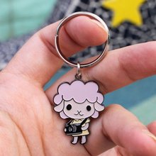 keyring -pink lamb(camera)[램램]