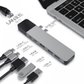 하이퍼 드라이브 넷 6 IN 2 USB-C 허브 (그레이) [GN28N]