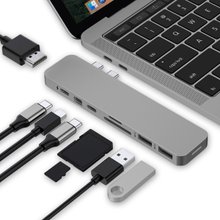 하이퍼 드라이버 프로 8 IN 1 USB-C 허브 (그레이) [GN28D]