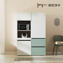 스페이스 광폭 1200 광파오븐 렌지대 주방수납장