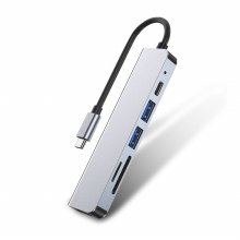 6in1 USB C타입 멀티 허브 HDMI 4K 멀티포트 노트북 BOS-H700