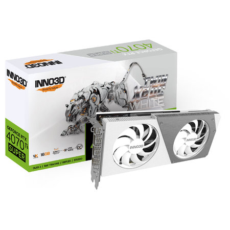 INNO3D 지포스 RTX 4070 Ti SUPER OC D6X 12GB X2 WHITE 그래픽카드