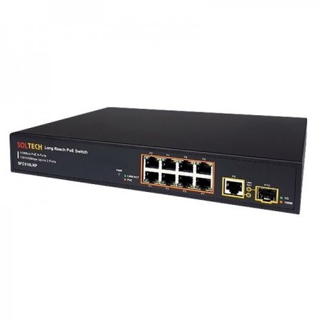 솔텍 SFC510LRP 스위칭허브 (1000Mbps/8포트/1SFP/POE)