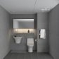 대림 바스&키친 디럭스그레이 LED 와이드플랩장 소형욕실 리모델링(2024년형)