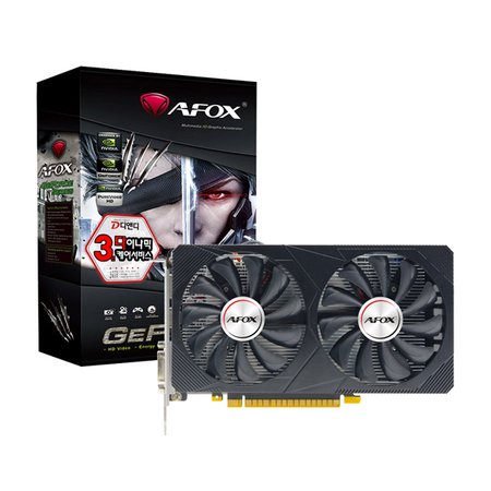 AFOX 지포스 GTX 1650 H3 D6 4GB DUAL 디앤디컴