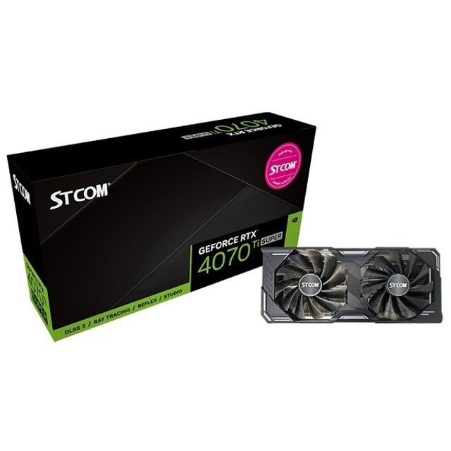 STCOM 지포스 RTX 4070 Ti SUPER D6X 16GB 그래픽카드