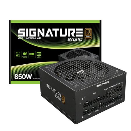 AONE 시그니처 850W 80PLUS BRONZE 풀모듈러 베이직 ATX 3.1 파워