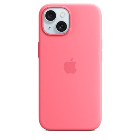  MacSafe형 아이폰15 실리콘케이스 핑크