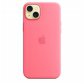 MacSafe형 아이폰15 플러스 실리콘케이스 핑크