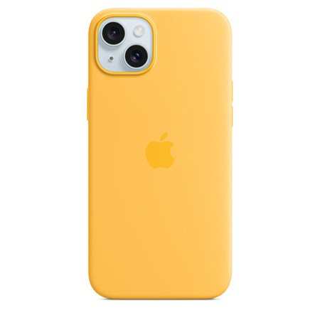  MacSafe형 아이폰15 플러스 실리콘케이스 선샤인