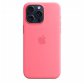 MacSafe형 아이폰15 프로맥스 실리콘케이스 핑크