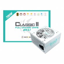 마이크로닉스 Classic II 풀체인지 80PLUS BRONZE ATX 3.1 (PCIE5.1) 화이트 (ATX/700W)