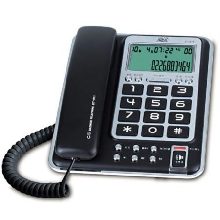  [중급 / 동김해점] 유선전화기 DT-911 [ CID기능(수신61개/발신16개) / 헤드셋 기능 탑재 ]