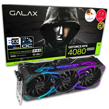 갤럭시 GALAX 지포스 RTX 4080 SUPER SG OC D6X 16GB 그래픽카드