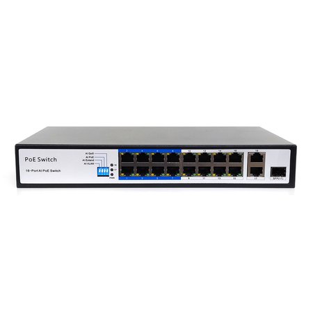 NEXTU NEXT-POE418SFP-GTP 16포트 POE+ TP SFP 스위칭허브